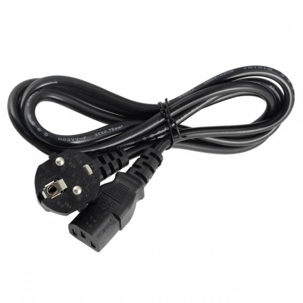 Cordon d'alimentation C13 EU Plug Noir