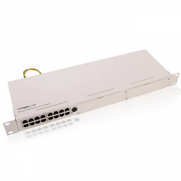 Parasurtenseur Ethernet 8P PoE 1U Gigabit