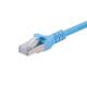 Câble patch Cat6A 10m bleu