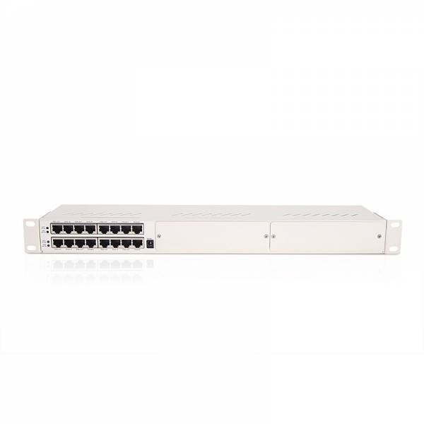 Parasurtenseur Ethernet 8P PoE 1U Gigabit 802.3af/at