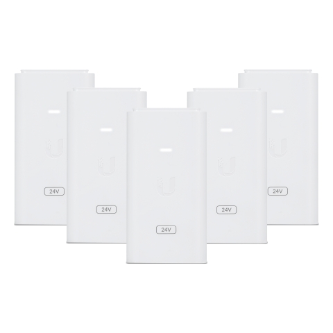 Ubiquiti Adaptateur d'alimentation Gigabit POE-24-12W 5-Pack