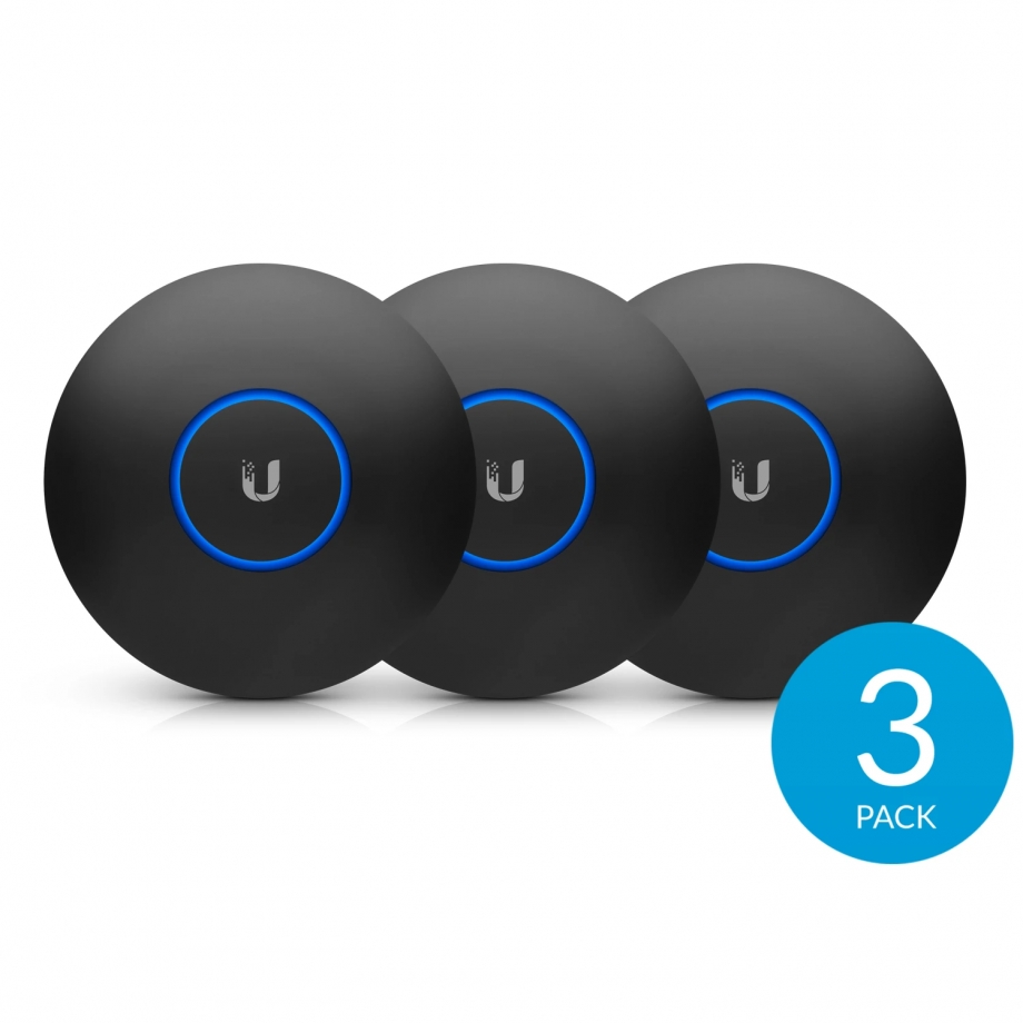 Ubiquiti Housse décorative pour U6+ et nanoHD, noir 3-pack