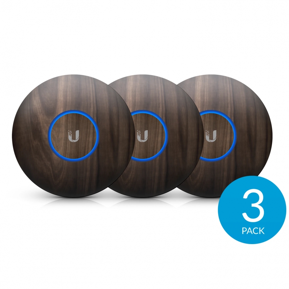 Ubiquiti Boîtier évolutif de conception pour nanoHD, bois 3-pack