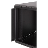 Armoire à Crémaillère 19" 6U, 350mm, Porte Pleine, Noir