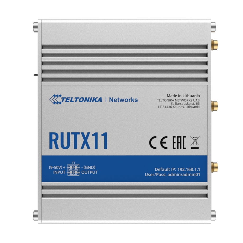 Teltonika RUTX11 Routeur WiFi LTE Cat6