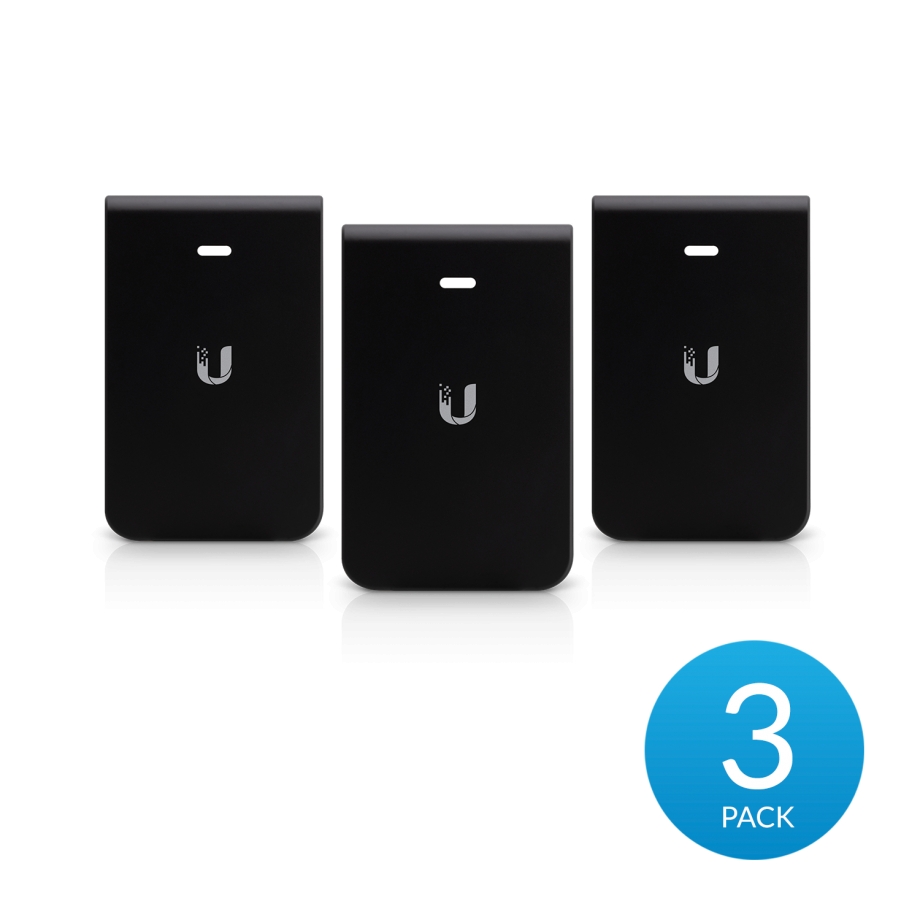 Ubiquiti Housses pour In-Wall HD, noir 3-pack