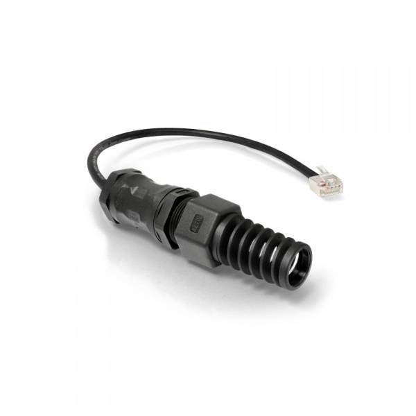 QuRJ45 Adaptateur de prise RJ45 extérieur IP68, 16cm