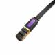 Câble patch d'Extension Plat Cat7 2m noir