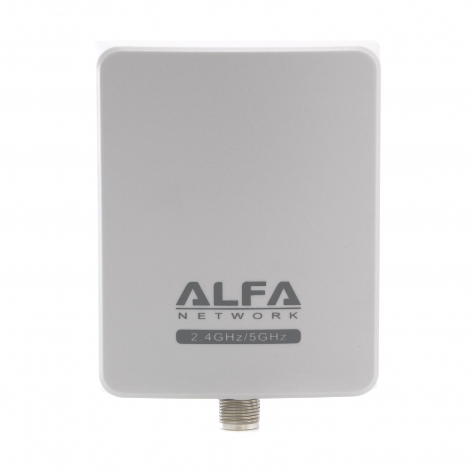 Alfa 2.4/5GHz Antenne de Panneau Extérieur 8dBi N-Female