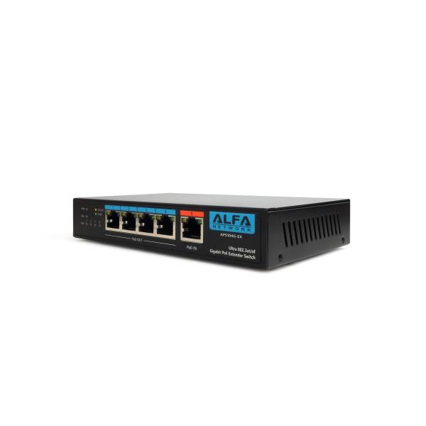 Alfa Commutateur PoE Gigabit à 4 Ports