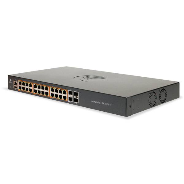 cnMatrix EX1028-P Switch Ethernet PoE+ Intelligent