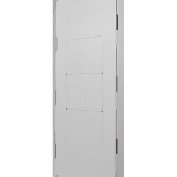 Coin d'Armoire de Support 19" 6U, 330mm, Porte Vitrée, Gris