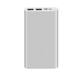 Xiaomi Mi 18W PowerBank à charge rapide 3, 10000mAh, argent