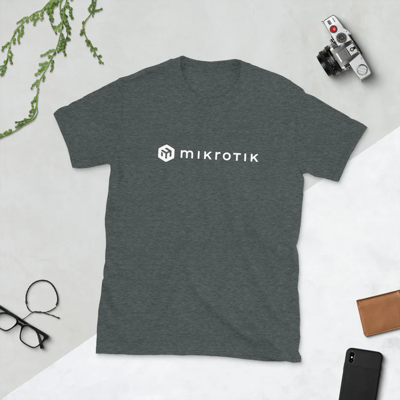 T-shirt MikroTik (XL) gris