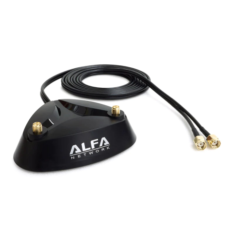 Alfa base magnétique pour deux antennes ARS-AS02T