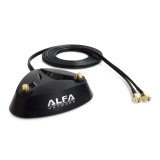 Alfa base magnétique pour deux antennes ARS-AS02T