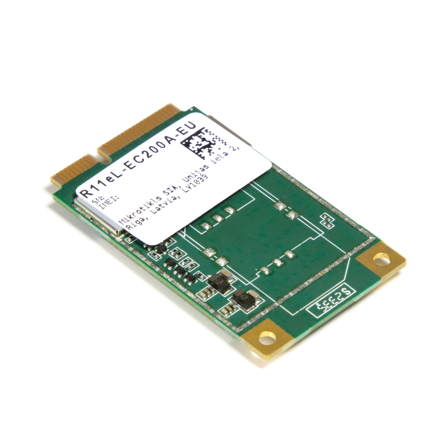 MikroTik mini-PCIe 4G LTE modem module