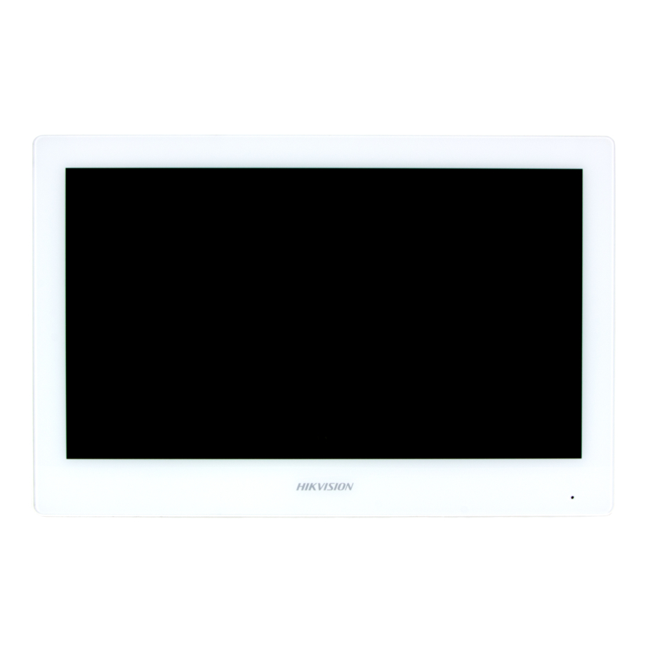 HikVision 10" TFT LCD Moniteur IP DS-KH8520-WTE1 Blanc