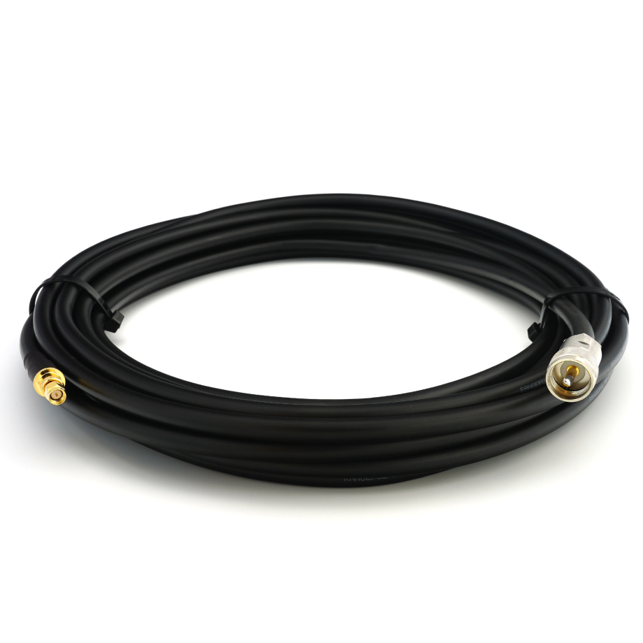 SMA Male à PL259 10m UHF CB Radio Flexible Coaxial Cable — LMR400 UF UltraFlex équivalent