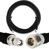 RP-SMA mâle vers N Femelle 12m câble coaxial elastique — équivalent à LMR400 UF UltraFlex