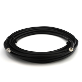 RP-SMA mâle vers RP-SMA femelle 10m câble coaxial — elastique HF-400-UF (équivalent à LMR400 UF UltraFlex)