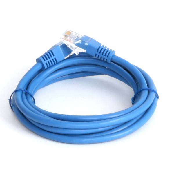 Câble de raccordement Cat5e 3m bleu