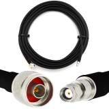 RP-SMA mâle vers N mâle 10m câble coaxial — elastique HF-400-UF (équivalent à LMR400 UF UltraFlex)