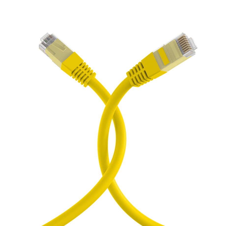 Câble de raccordement Cat5e 1m jaune