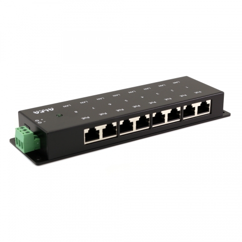 Alfa Injecteur PoE Passif à 8 ports Gigabit