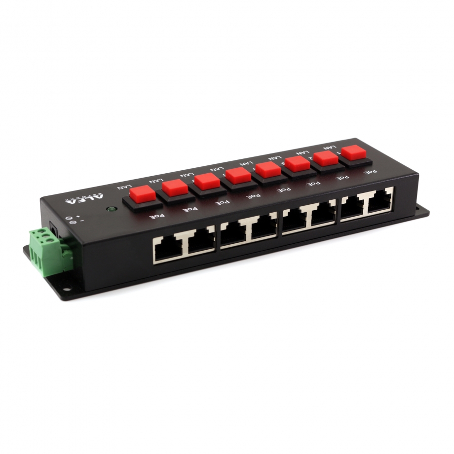 Alfa Injecteur PoE Passif à 8 ports