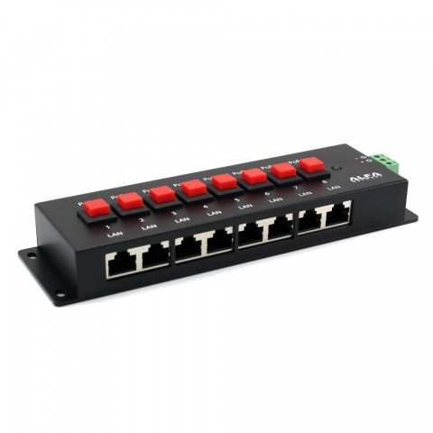 Alfa Injecteur PoE Passif à 8 ports